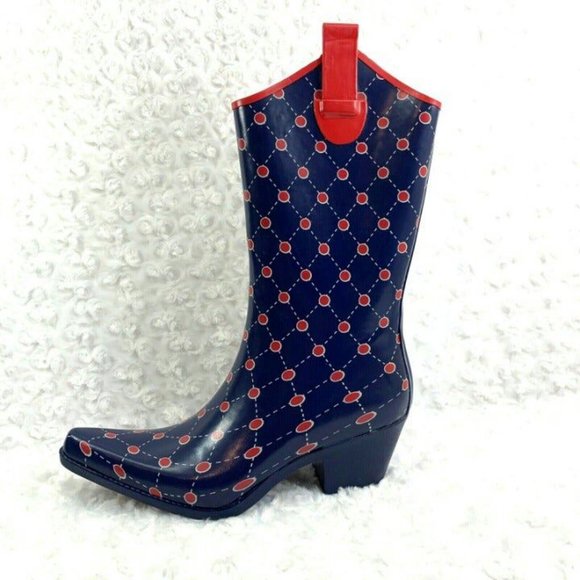 Women’s Stadium Stompers Cowgirl Rain Boots - Picture 2 of 7